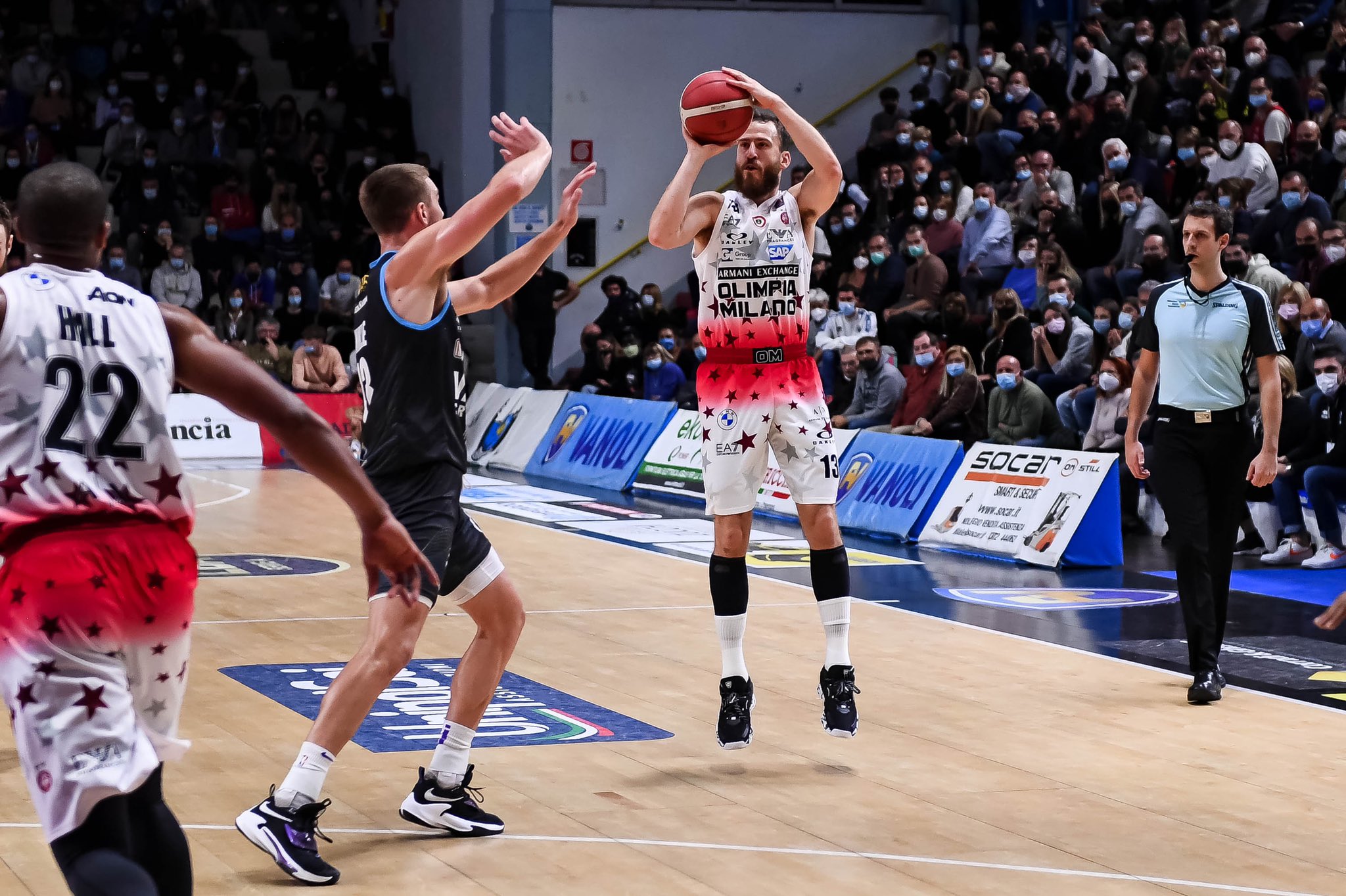 Trieste Vs. Split Trieste vs Olimpia Milano | 19 dicembre 2021 | Le scelte sul turnover