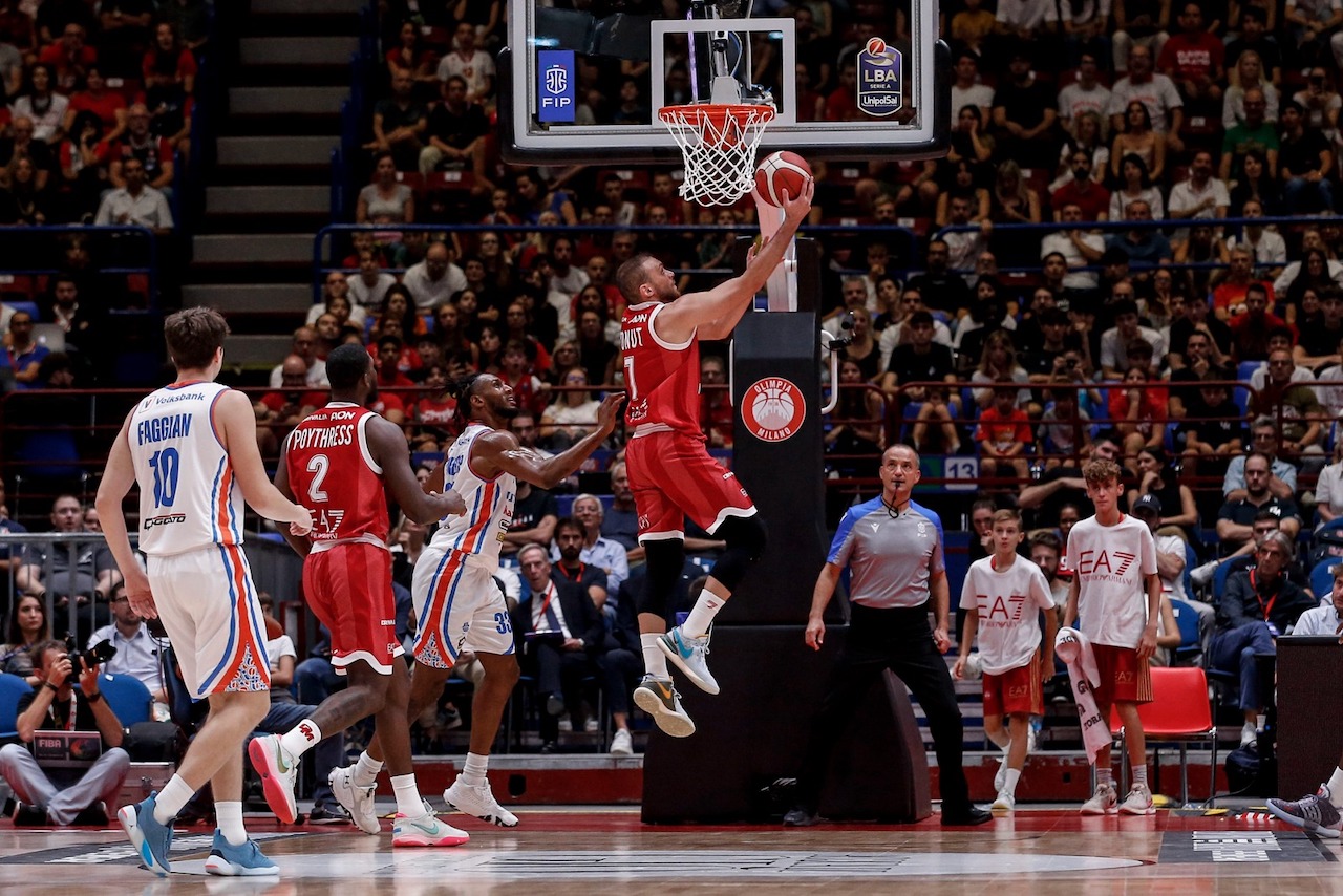 dove guardare olimpia milano universo treviso